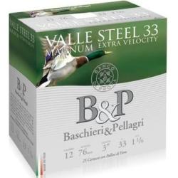 CARTOUCHES VALLE STEEL 33 CAL 12/76 33G P3