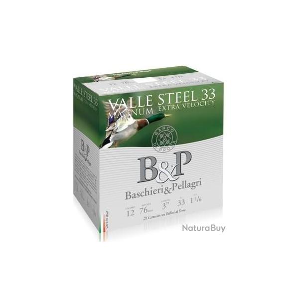 CARTOUCHES VALLE STEEL 33 CAL 12/76 33G P3