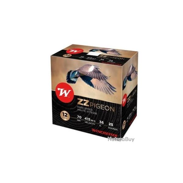 CARTOUCHES WINCHESTER ZZ PIGEON CAL 12/70 36G N�5