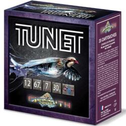 CARTOUCHES TUNET BISMUTH PERDRIX 30GR 12/67 N&deg;7