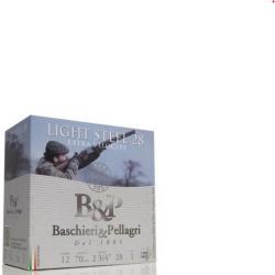 CARTOUCHES B&P LIGHT STEEL 28 GR CAL 12/70 32G P3