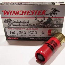 CARTOUCHES WINCHESTER SLUG DEER SEASON 12-70 70MM 35g 5/100