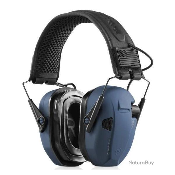 SAVIOR CASQUE ANTIBRUIT APOLLO ELECTRONIQUE BLEU