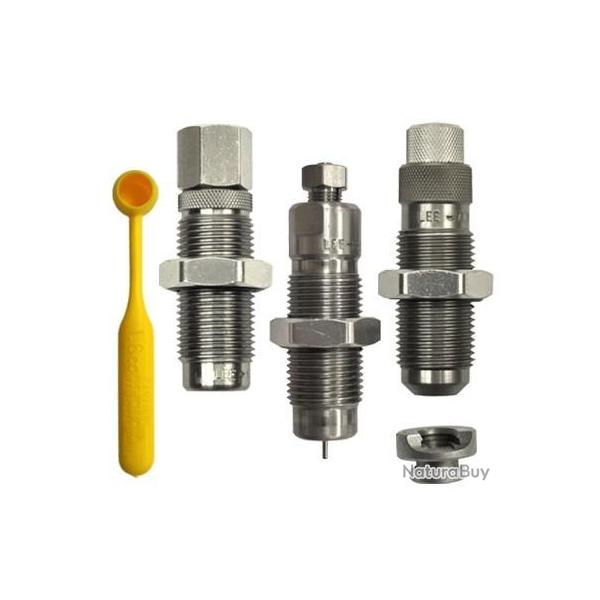 JEU DOUTILS 3P CARBURE LEE AVEC SUPPORT DOUILLE 45ACP