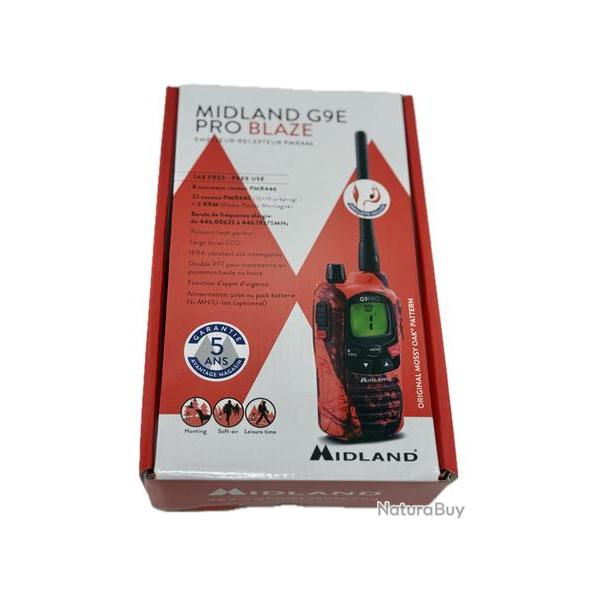 TALKIE WALKIE MIDLAND G9E PRO BLAZE