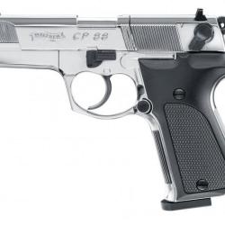 PISTOLET WALTHER CP88 3.5'' NICKEL WALTHER CO2 CAL 4.5MM