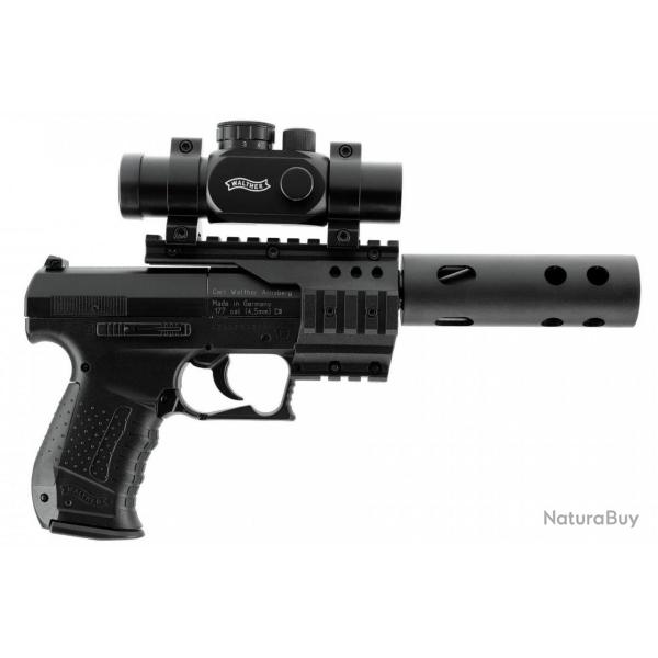 PISTOLET WALTHER NIGTHHAWK NOIR CO2 CAL. 4,5