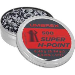 PLOMBS SUPER H POINT UMAREX TETE CREUSE CAL 4.5 *500