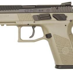 PISTOLET CZ P-07 BICOLOR FDE CAL 9X19