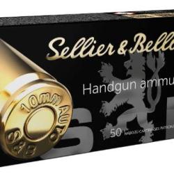 CARTOUCHE SELLIER & BELLOT 10MM AUTO FMJ 180GR