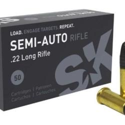 CARTOUCHES SK 22 LR SEMI AUTO RIFLE X 50