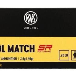 22 LR PISTOL MATCH SR