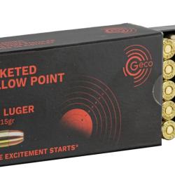 GECO 9 MM LUGER JHP 115GR 7.5 GR