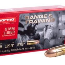 CARTOUCHE NORMA - 9X19MM 115GR X50