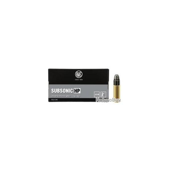RWS 22LR SUBSONIC HP 2.6G 40GR