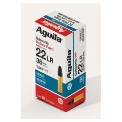 AGUILA 22LR SUBSONIQUE 38gr hp X50
