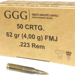 GGG .223 REM FMJ 62GR X 50