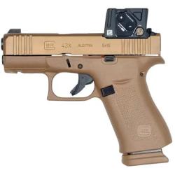 GLOCK 43X - 9X19MM - COYOTE A-CUT COA