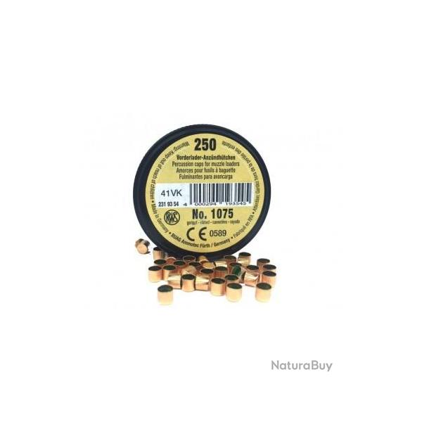 AMORCES POUDRE NOIRE RWS CANNELLEES - 1075 / 250