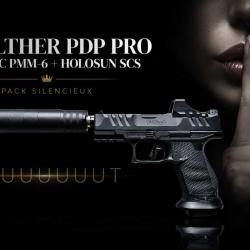 PACK CHUUUUUT WALTHER PDP PRO SD 4.6'' 9x19 + HOLOSUN SCS + A-TEC PMM6