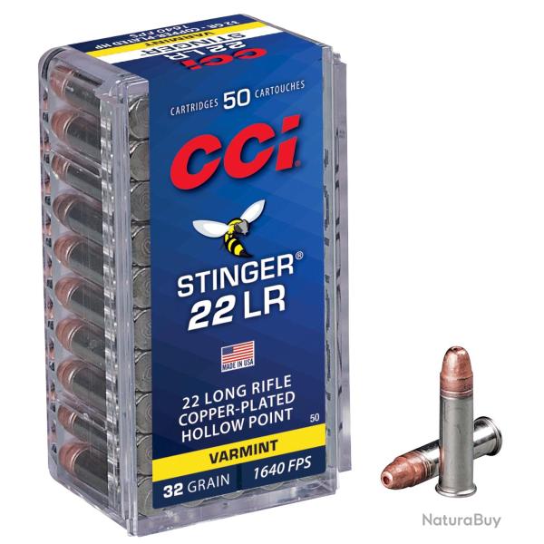 CART CCI 22LR HV STINGER 32GR HP CUIVREE 0050