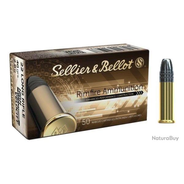 SELLIER & BELLOT .22 LR HV HP - 38 GR - X50