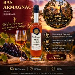 Bas armagnac maison Delord cuv&eacute;e Hors d'Age 70CL