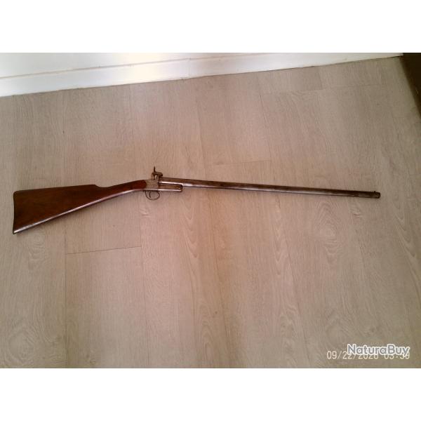 carabine de braconnier pliante marque st Etienne �poque XIX