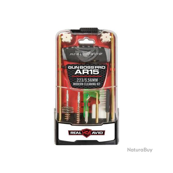 KIT DE NETTOYAGE AR15 GUN BOSS PRO - REAL AVID
