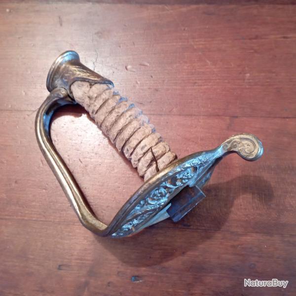 Garde de sabre d'officier d'infanterie Mle 1845