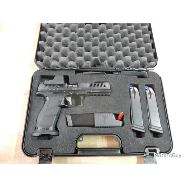 PISTOLET WALTHER PDP FS 5" MATCH CAL 9X19 + VECTOR OPTICS + 3 CHARGEURS OCCASION PARFAIT ETAT