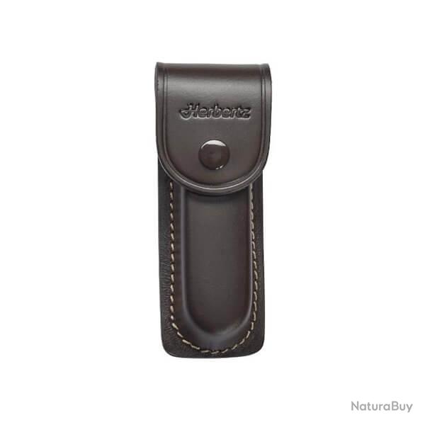 Etui couteau herbertz cuir marron fonc� 13cm