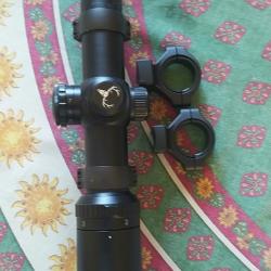 Lunette d'aff&ucirc;t et de battue Bushnell Trophy XLT 1-4x24 mm � R&eacute;ticule 4A Lumineux