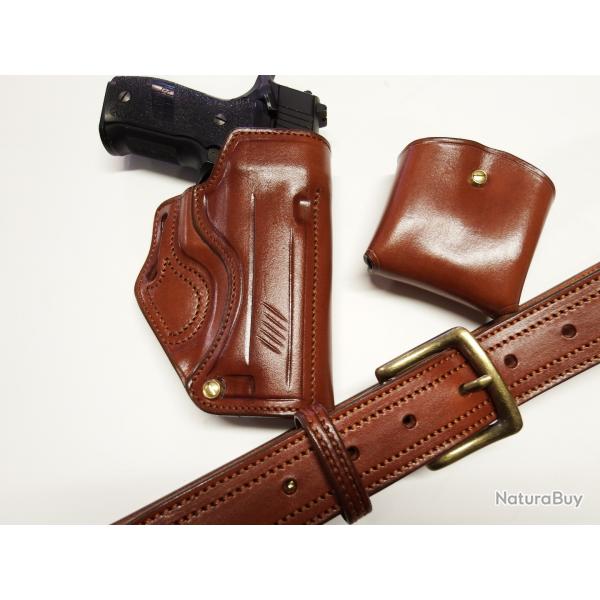 ETUI CUIR "STAND SA liberty" pour SIG P226 x five  (Entreprise Artisanale Fran�aise)