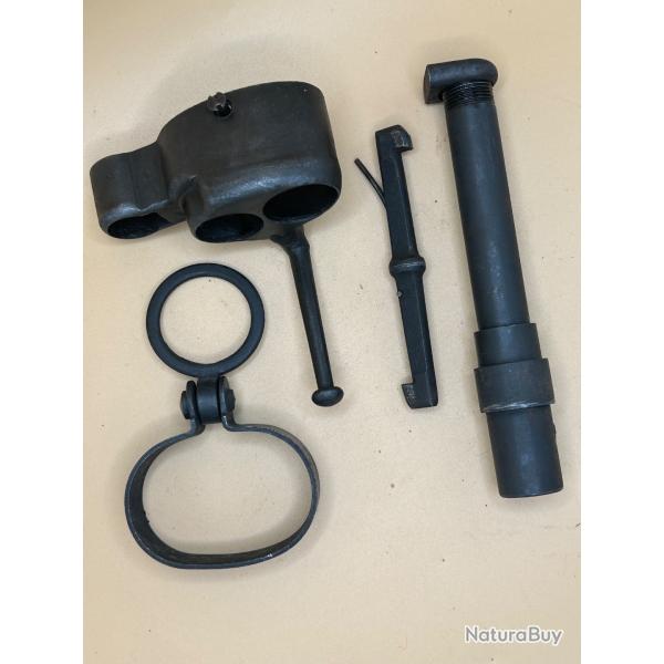 FRANCE INDOCHINE - ALGERIE- KIT DE PIECES EXTERNES DE FUSIL MAS 1936