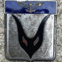 Escadrille Ecole 59 S, masque, &eacute;mail, dos guilloch&eacute;