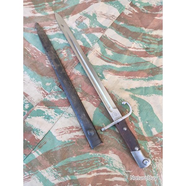 Ba�onnette argentine mod�le 1909 pour fusil Mauser 1909 export Allemagne