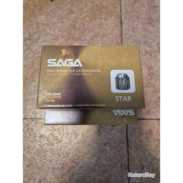 Balle slug SAGA STAR cal.12 x5 boites
