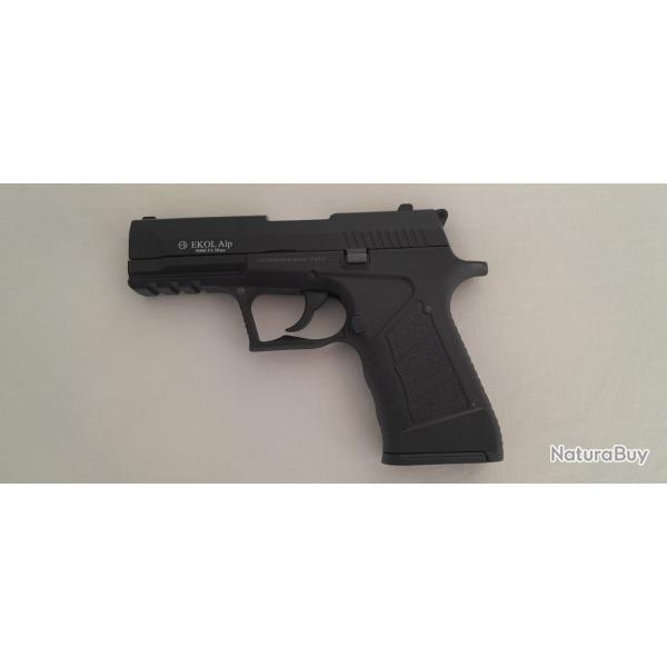 Pistolet d'alarme EKOL Alp, � blanc, 9 mm PAK, tout neuf.