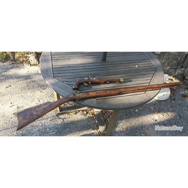 Ensemble pistolet & fusil Jukar Kentucky cal. 12mm