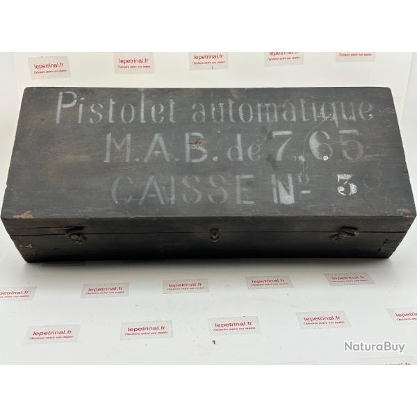FRANCE INDOCHINE ALGERIE- BOITE DE PIECES DE RECHANGE POUR PISTOLET MAB D