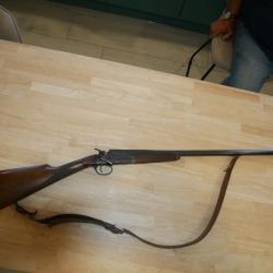 Fusil monocoup en cal 20 &agrave; cl&eacute; Lat&eacute;ral