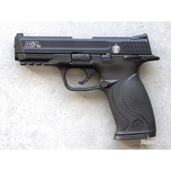 Pistolet Smith & Wesson MP22 cal. 22LR canon long filet�, �tat neuf
