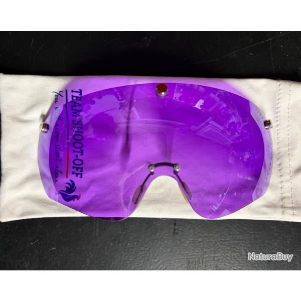 Verre Violet lunette Shoot-off Next Gen