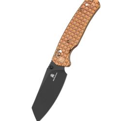 BESTECH - BMK06-S-4 - Couteau pliant PVD/BRONZE