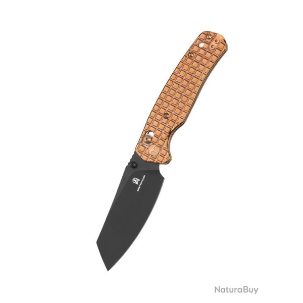 BESTECH - BMK06-S-4 - Couteau pliant PVD/BRONZE