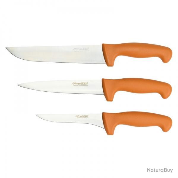 Pack de couteaux ProHunt essentiel venaison