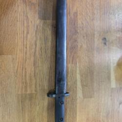 Ba&iuml;onnette portugaise Mauser-Vergueiro M1904 Simson & Co Suhl + fourreau