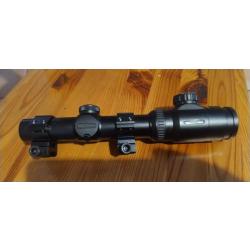 Lunette de battue 1-4x24 shoot hunting