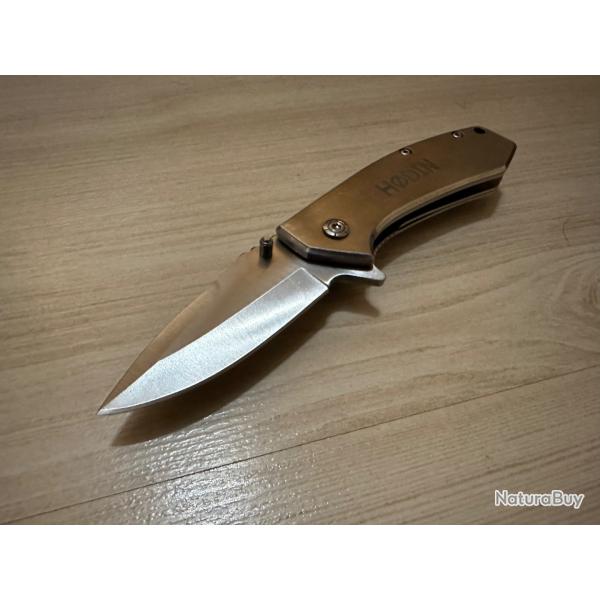 1� Couteau EDC back flipper assist�